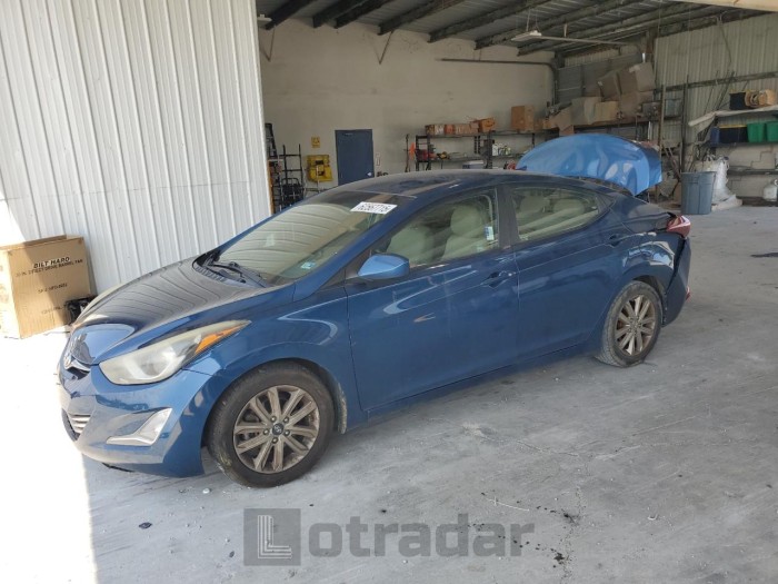 HYUNDAI ELANTRA 2016 VIN KMHDH4AE9GU618878