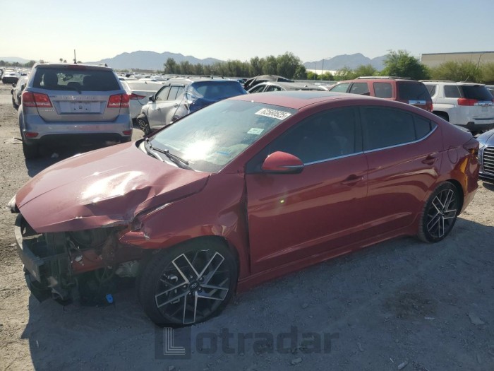 HYUNDAI ELANTRA 2020 VIN KMHD04LB7LU100045