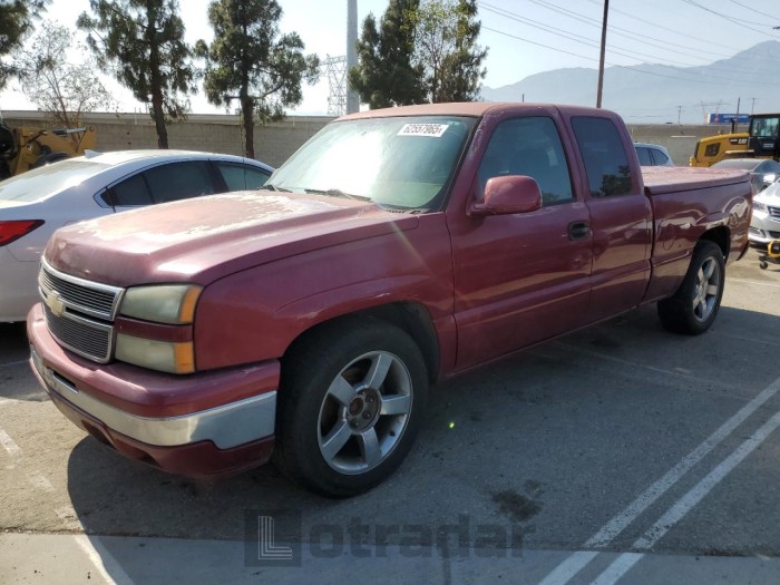 CHEVROLET ALL Models 2006 VIN 1GCEC19Z96Z243721