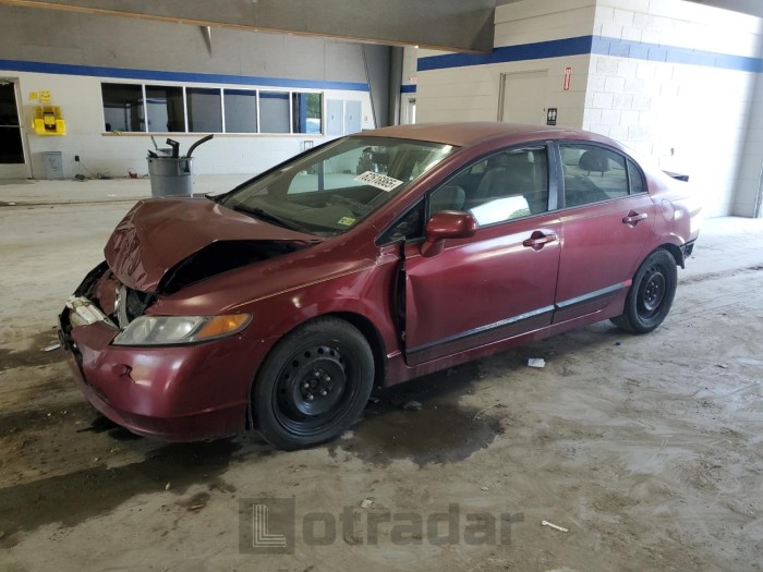 HONDA CIVIC 2008 VIN 1HGFA16528L001677