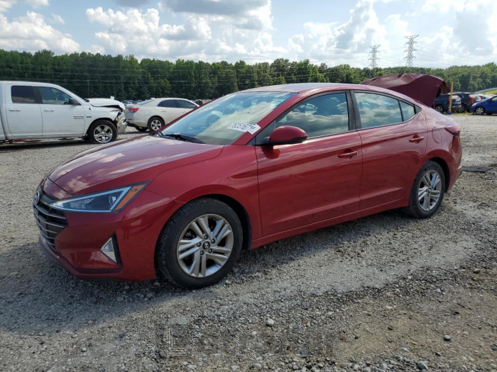 HYUNDAI ELANTRA 2019 VIN KMHD84LFXKU810678