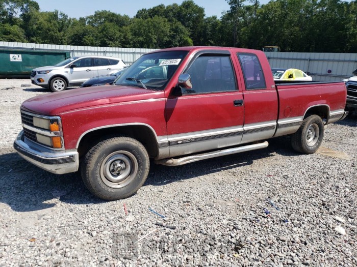 CHEVROLET GMT 1991 VIN 2GCEC19K7M1160863