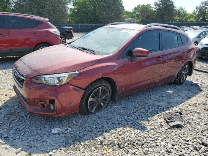 SUBARU IMPREZA 2019 VIN 4S3GTAD68K3751620