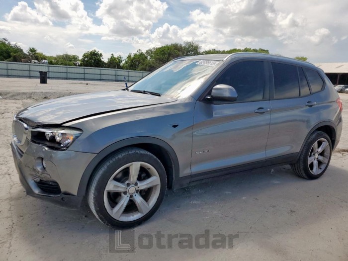 BMW X3 2017 VIN 5UXWZ7C39H0V89204