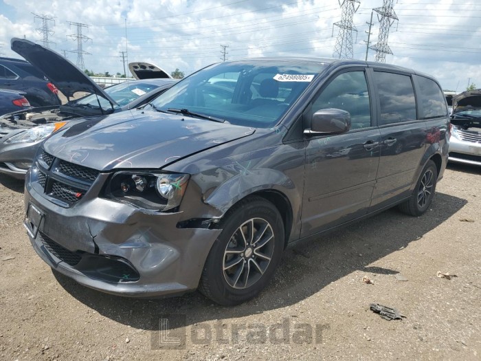 DODGE CARAVAN 2017 VIN 2C4RDGBG2HR849921