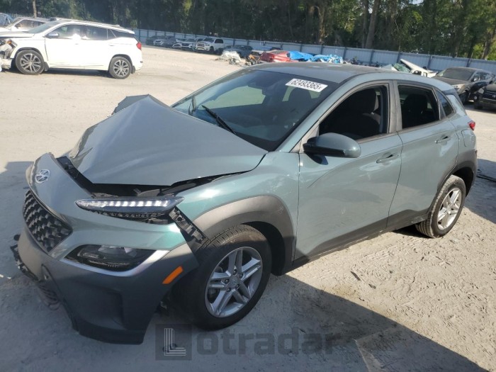 HYUNDAI KONA 2022 VIN KM8K22AB8NU769419