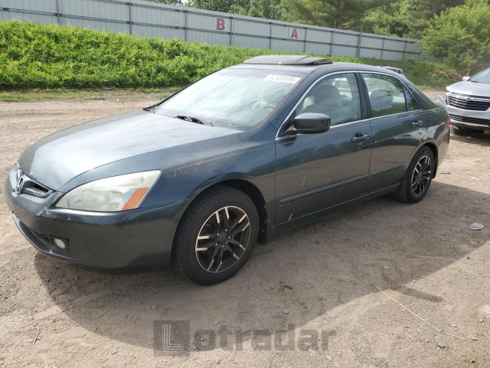 HONDA ACCORD 2004 VIN 1HGCM56644A086991