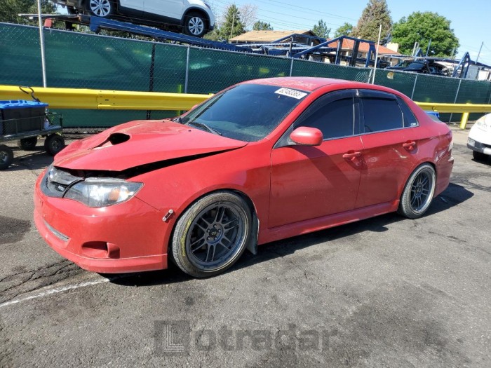 SUBARU WRX 2010 VIN JF1GE7G62AG507449