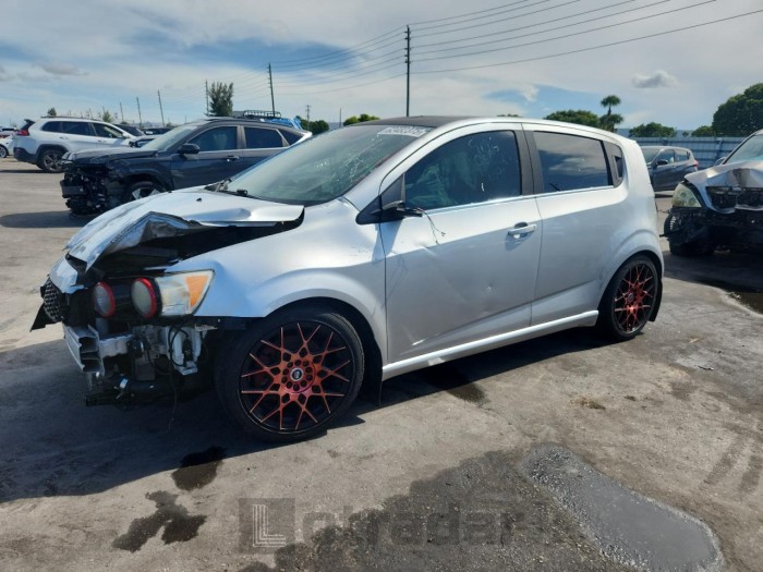 CHEVROLET SONIC 2015 VIN 1G1JH6SB7F4169196