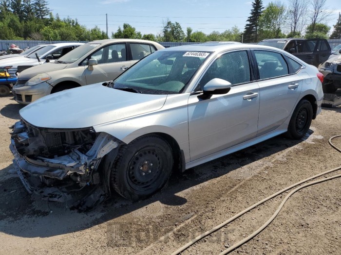 HONDA CIVIC 2022 VIN 2HGFE1F96NH001195