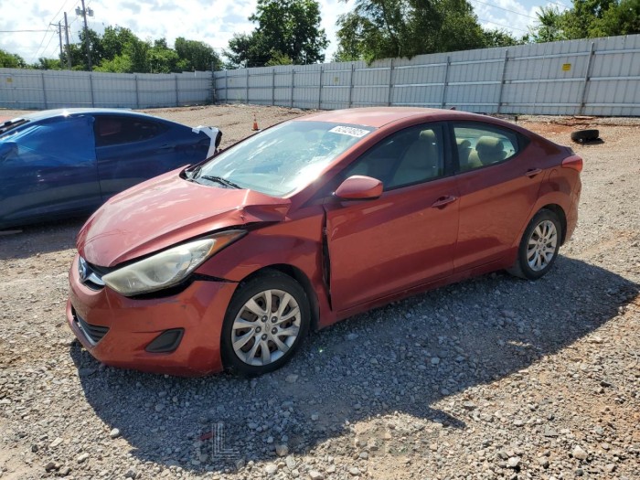 HYUNDAI ELANTRA 2012 VIN KMHDH4AE4CU249096