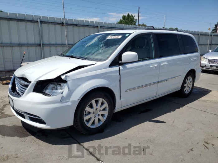 CHRYSLER MINIVAN 2016 VIN 2C4RC1BG6GR288489