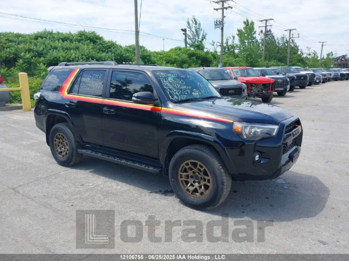 TOYOTA 4RUNNER 2023 VIN JTEUU5JR4P6127627