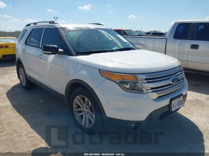 FORD EXPLORER 2013 VIN 1FM5K7D89DGB99308