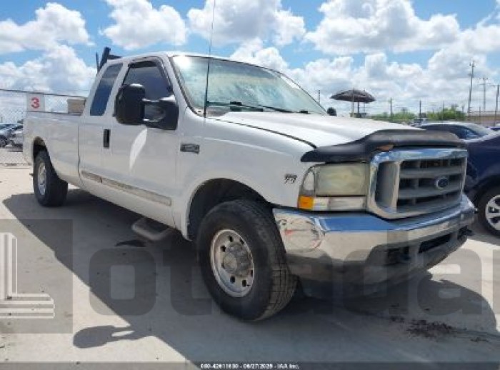 FORD F-250 2002 VIN 1FTNX20L32EB53078