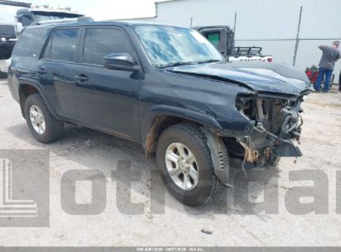 TOYOTA 4RUNNER 2019 VIN JTEBU5JR7K5660058