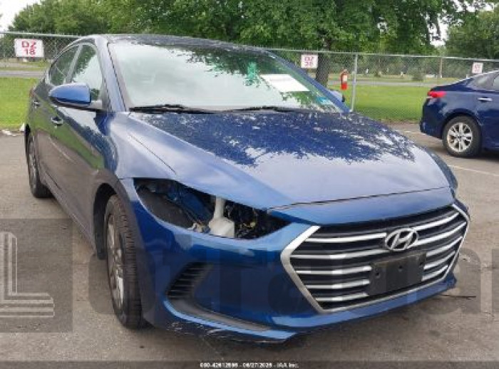 HYUNDAI ELANTRA 2018 VIN 5NPD84LF6JH238117