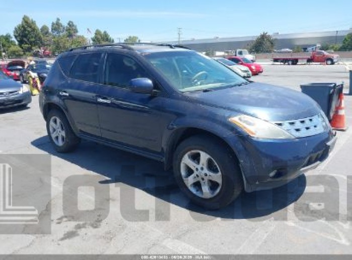 NISSAN MURANO 2005 VIN JN8AZ08T85W306767