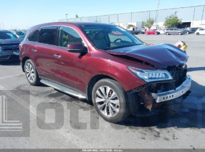 ACURA MDX 2016 VIN 5FRYD4H46GB024500