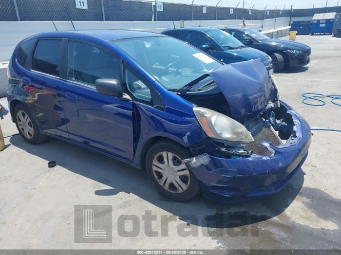 HONDA FIT 2011 VIN JHMGE8H3XBC008314
