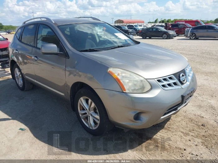 NISSAN ROGUE 2012 VIN JN8AS5MT6CW610233