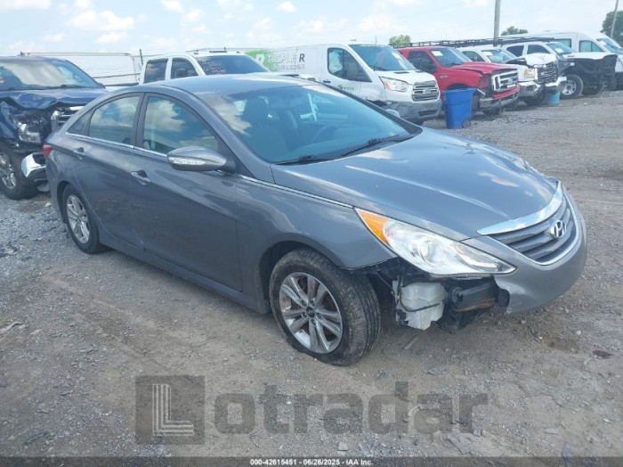 HYUNDAI SONATA 2014 VIN 5NPEB4AC6EH920452