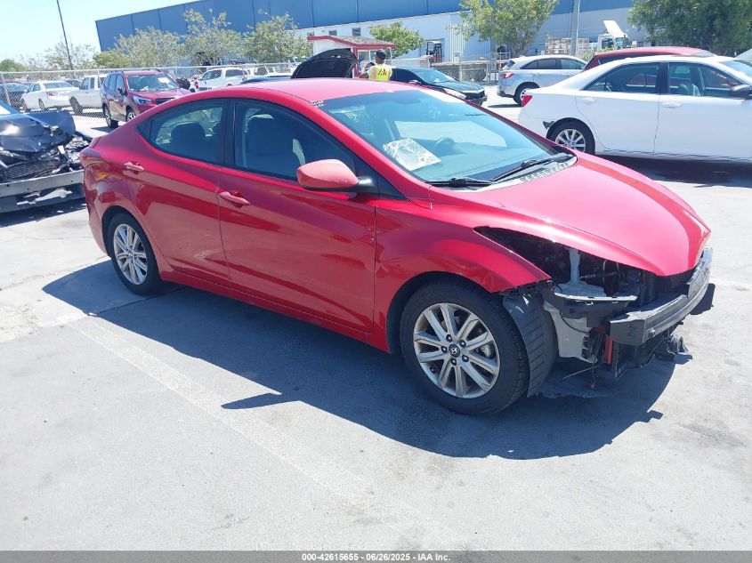 HYUNDAI ELANTRA 2015 KMHDH4AE9FU355161