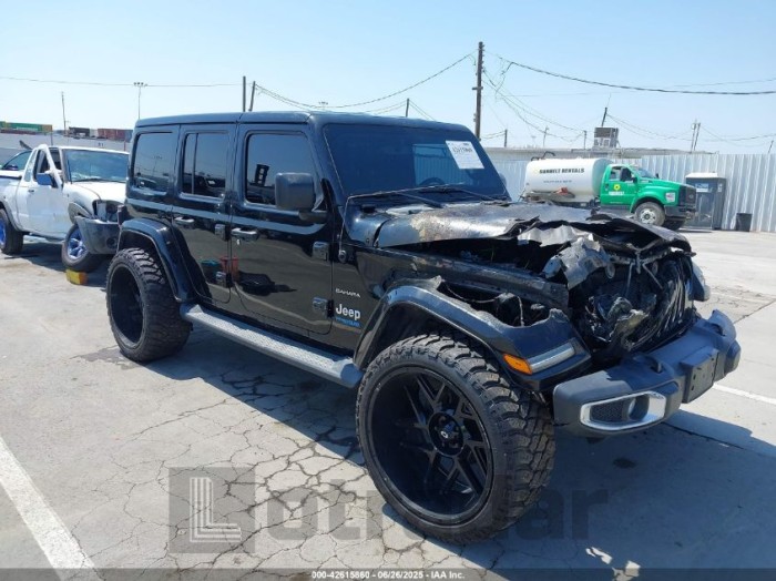 JEEP WRANGLER 4XE 2021 VIN 1C4JJXP66MW704694