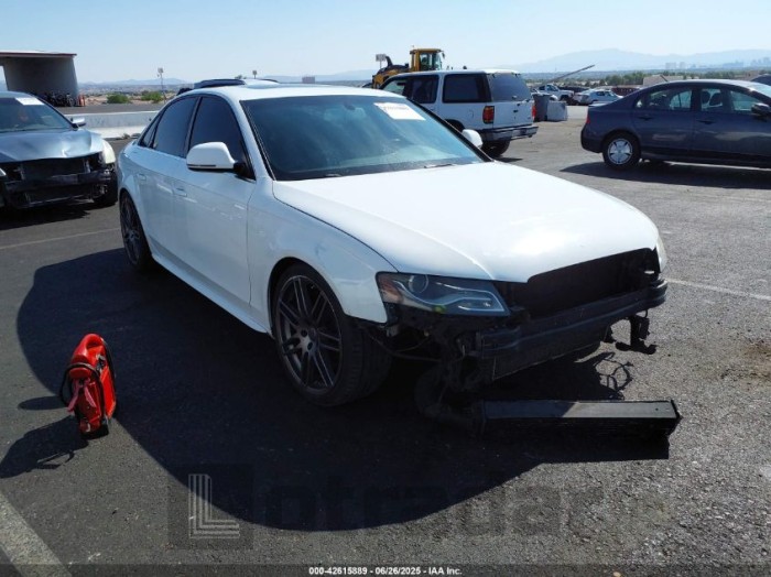 AUDI A4 2009 VIN WAUSF78K09N036628
