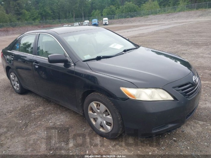 TOYOTA CAMRY 2007 VIN 4T1BE46K87U697796