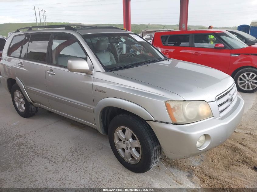 TOYOTA HIGHLANDER 2003 JTEGF21A030106982