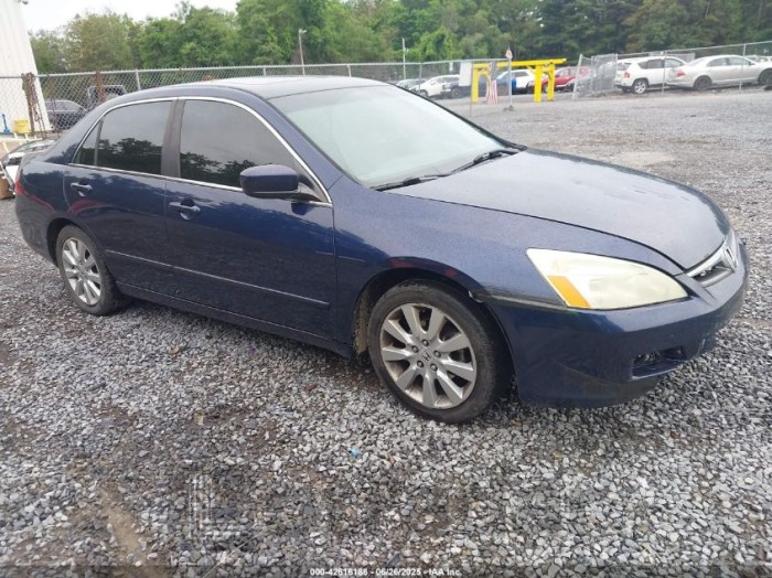 HONDA ACCORD 2007 VIN 1HGCM665X7A101172