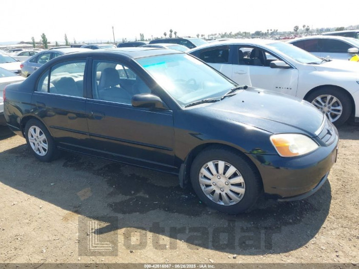HONDA CIVIC 2001 VIN 1HGES26761L050743