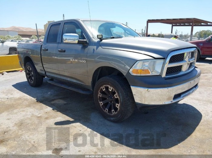 RAM 1500 2012 VIN 1C6RD7FPXCS109624