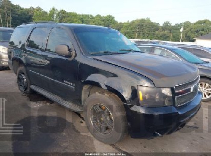 CHEVROLET TAHOE 2008 VIN 1GNFC13C38R237657