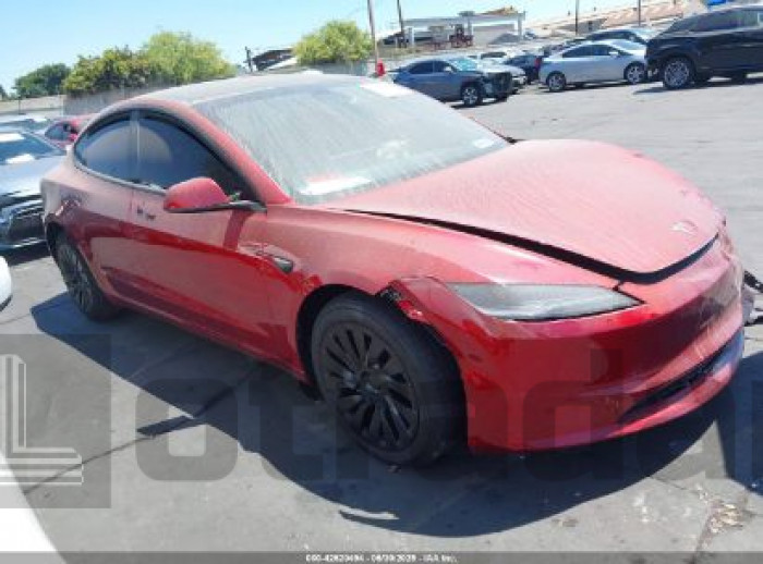 TESLA MODEL 3 2025 VIN 5YJ3E1EB1SF012886