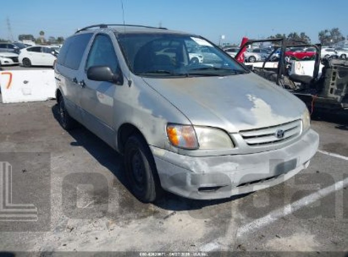 TOYOTA SIENNA 2002 VIN 4T3ZF19C72U470601