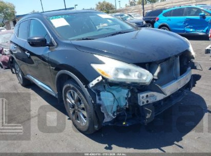 NISSAN MURANO 2017 VIN 5N1AZ2MG5HN115684