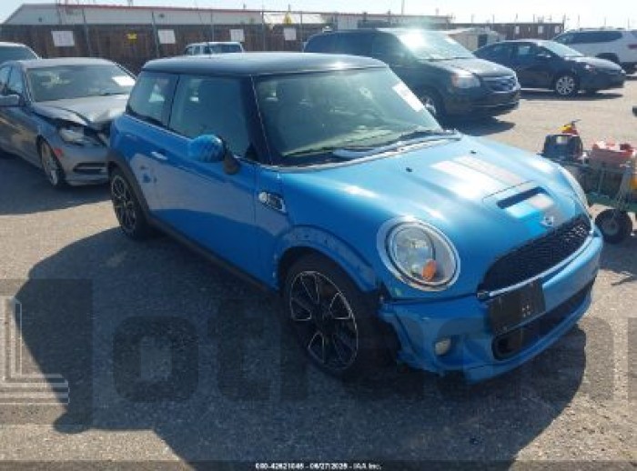 MINI COOPER S 2012 VIN WMWSV3C55CTY29181