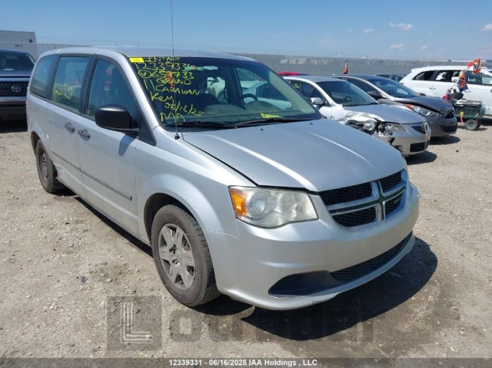 DODGE GRAND CARAVAN 2011 VIN 2D4RN4DG0BR659733