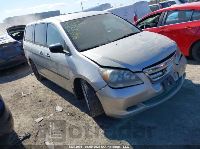HONDA ODYSSEY 2007 VIN 5FNRL38227B514188