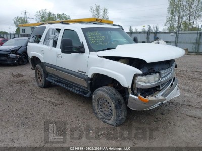 CHEVROLET TAHOE 2000 VIN 1GNEK13T7YJ206201