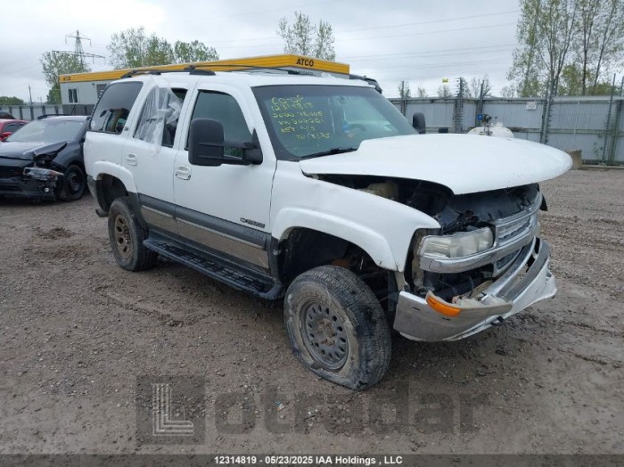 CHEVROLET TAHOE 2000 VIN 1GNEK13T7YJ206201
