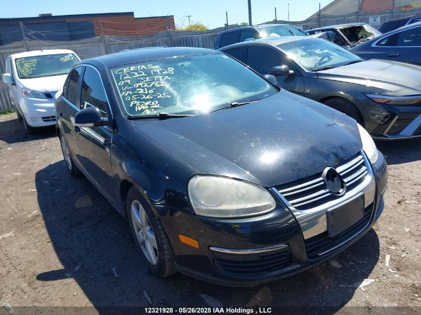 VOLKSWAGEN JETTA 2009 3VWHM71K99M092782