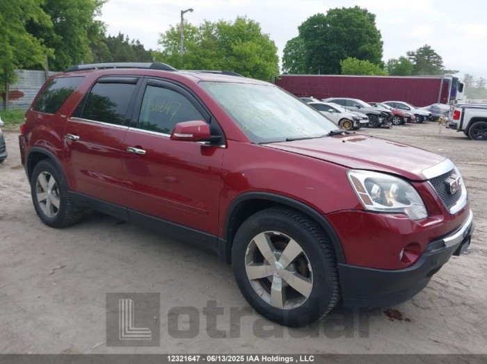 GMC ACADIA 2011 VIN 1GKKVRED2BJ245202