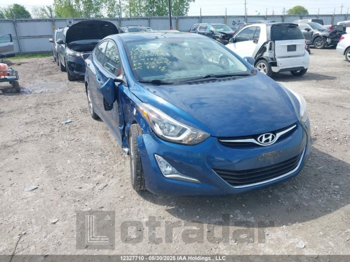 HYUNDAI ELANTRA 2016 VIN KMHDH4AE2GU538273
