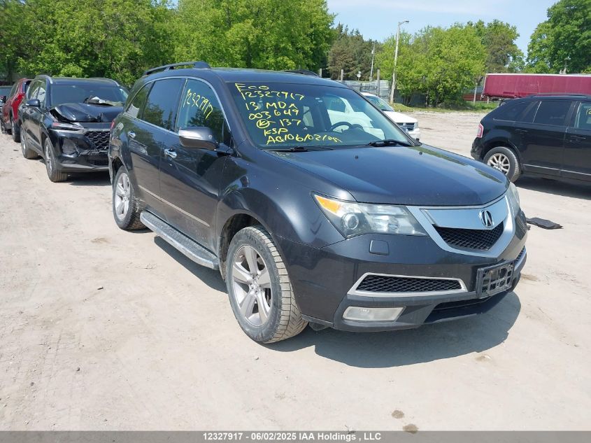 ACURA MDX 2013 2HNYD2H62DH003649