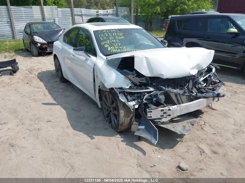 LEXUS IS 300 2022 JTHG81F27N5048142