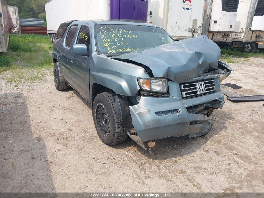 HONDA RIDGELINE 2006 2HJYK16566H000221