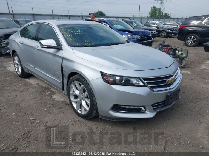 CHEVROLET IMPALA 2018 VIN 2G1125S39J9170005